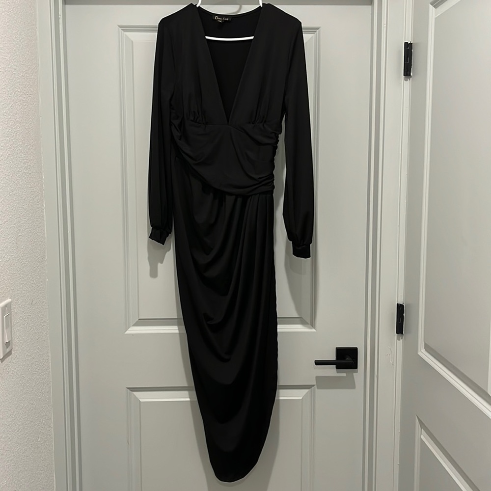 Baltic Born Black Midi Dress
